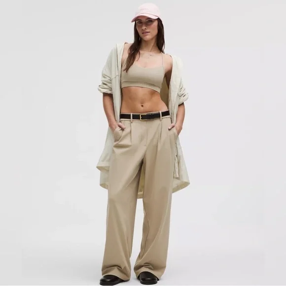 Lululemon Day-drift High Rise Wide Leg Trouser M (Short) Shear Oak (Sold Out) - Picture 3 of 12